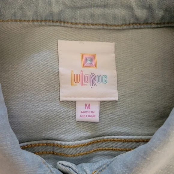 LULAROE Denim Sleeveless JACKET - Picture 5 of 6